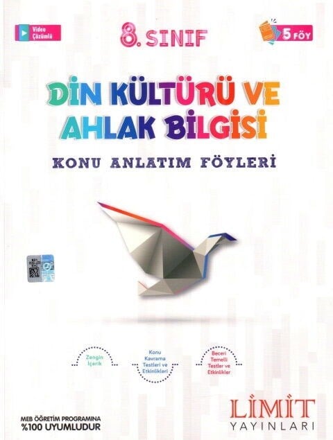 Limit Yayınları 8. Sınıf Din Kültürü ve Ahlak Bilgisi Konu Anlatım Föyleri