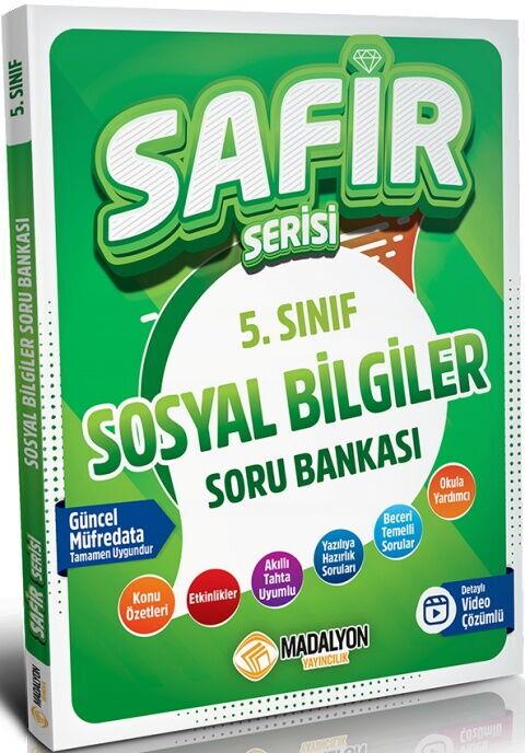 Madalyon Yayınları 5. Sınıf Safir Sosyal Bilgiler Soru Bankası