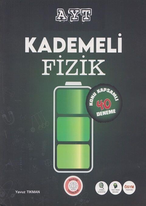 Mantık Yayınları AYT Kademeli Fizik Denemeleri
