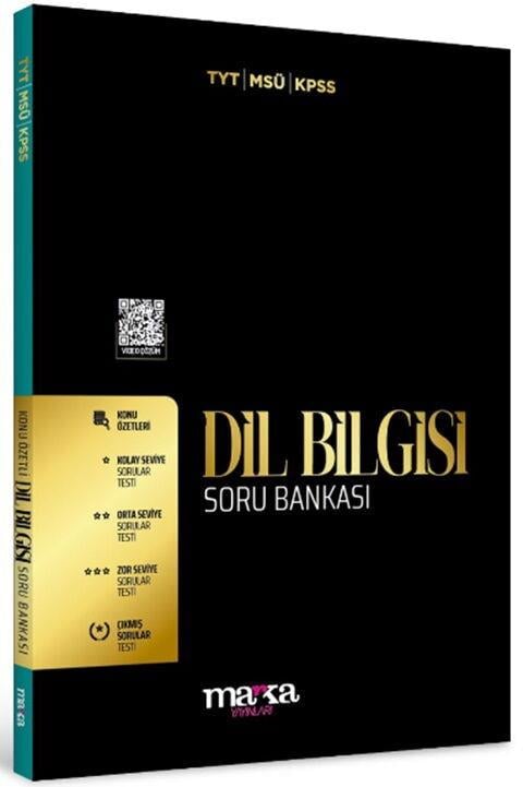 Marka Yayınları  TYT Dil Bilgisi Konu Özetli Soru Bankası