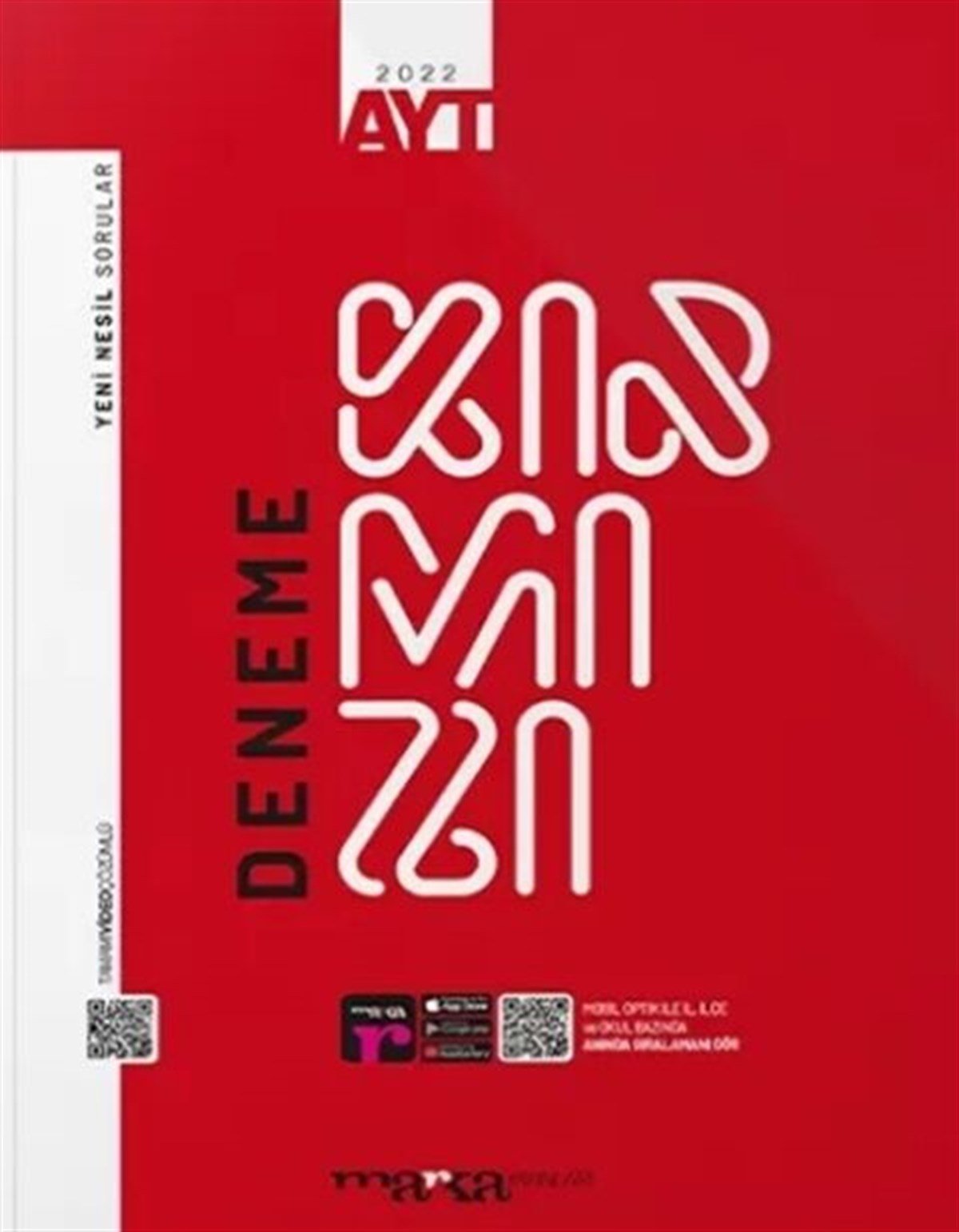 Marka Yayınları 2022 AYT Yeni Nesil Kırmızı Deneme