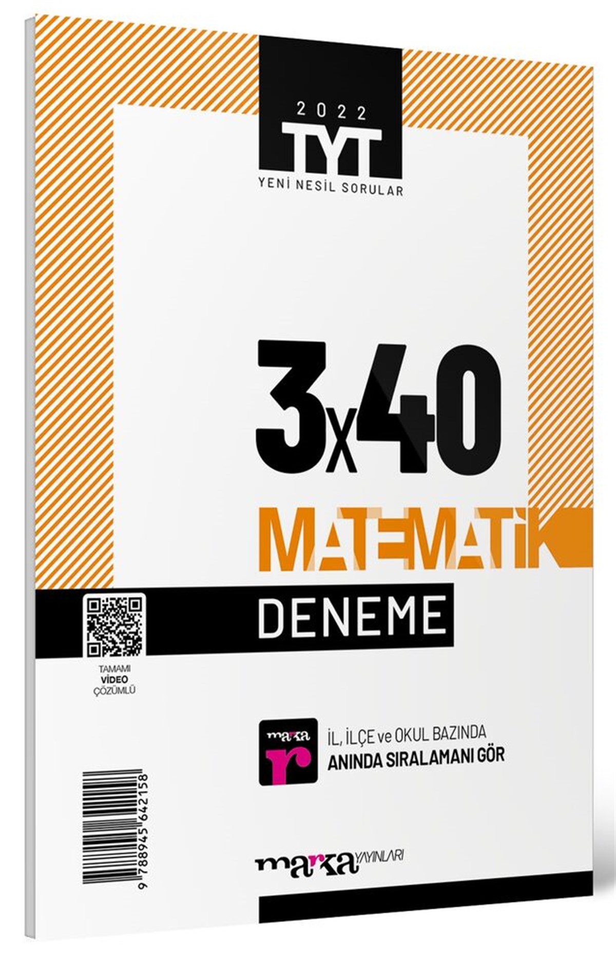 Marka Yayınları 2022 TYT Matematik 3 x 40 Deneme