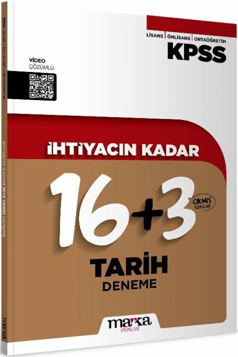 Marka Yayınları KPSS İhtiyacın Kadar Tarih 19 Deneme