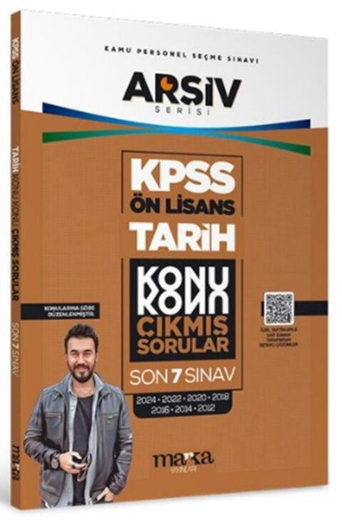 Marka Yayınları KPSS Ön Lisans Tarih Konu Konu Çıkmış Sorular Son 7 Sınav Çıkmış Sorular