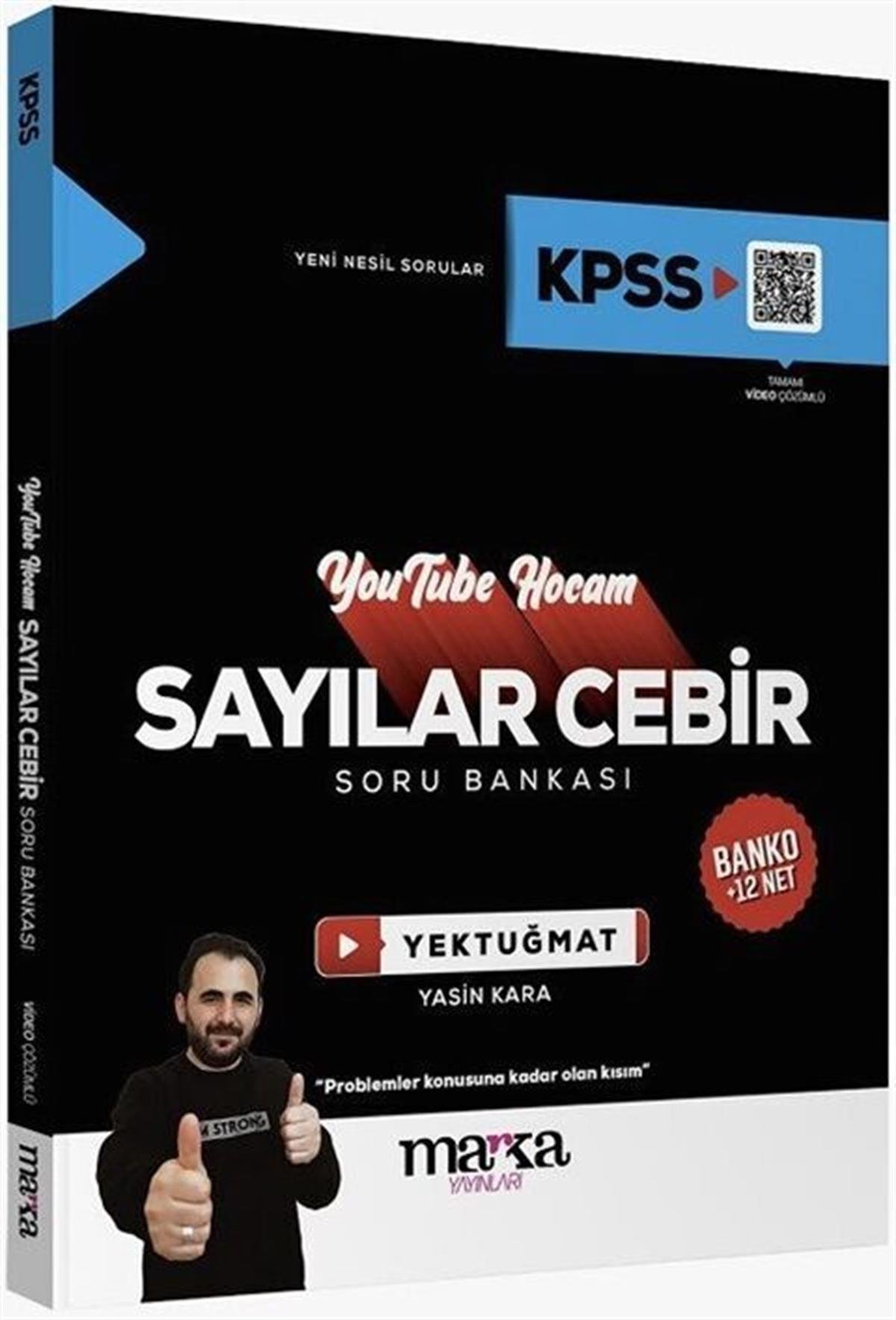 Marka Yayınları KPSS Sayısal Cebir Youtube Hocam Soru Bankası