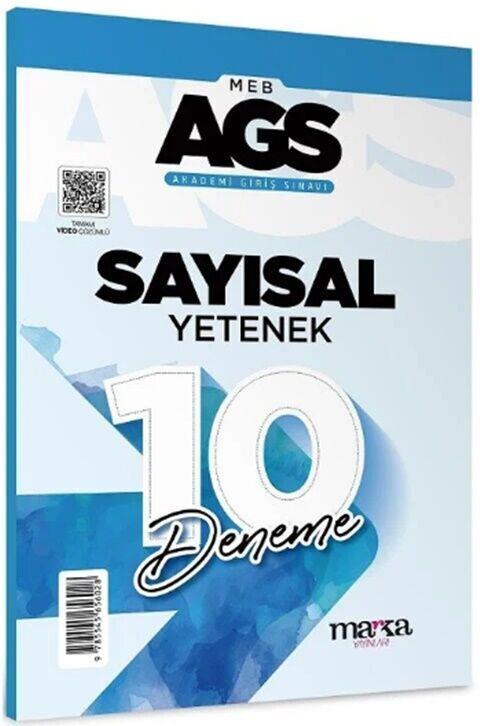 Marka Yayınları MEB AGS Sayısal Yetenek 10 Deneme