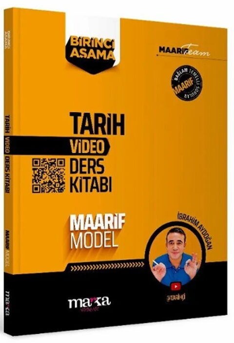 Marka Yayınları TYT AYT Tarih Maarif Model Video Ders Kitabı 1. Aşama
