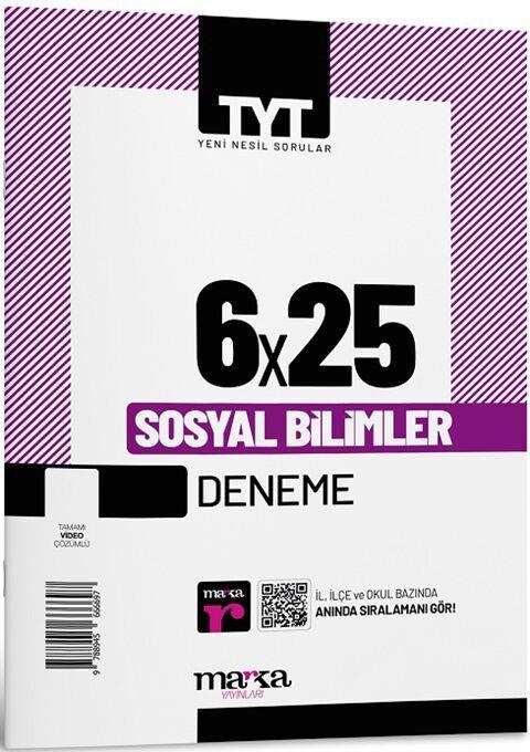 Marka Yayınları TYT Sosyal Bilimler 6x25 Deneme