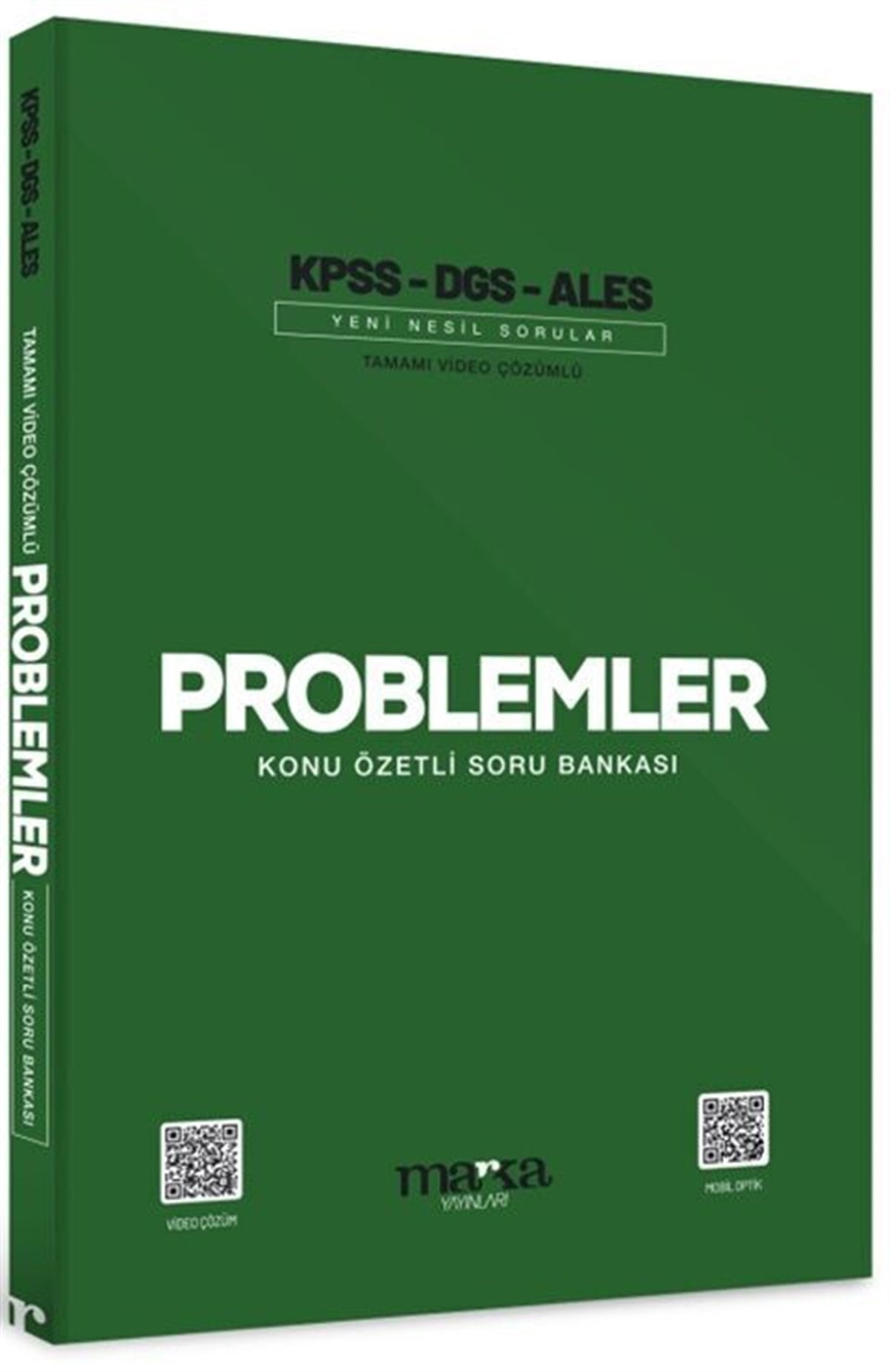 Marka Yayınları 2023 KPSS DGS ALES Problemler Konu Özetli Yeni Nesil Soru Bankası