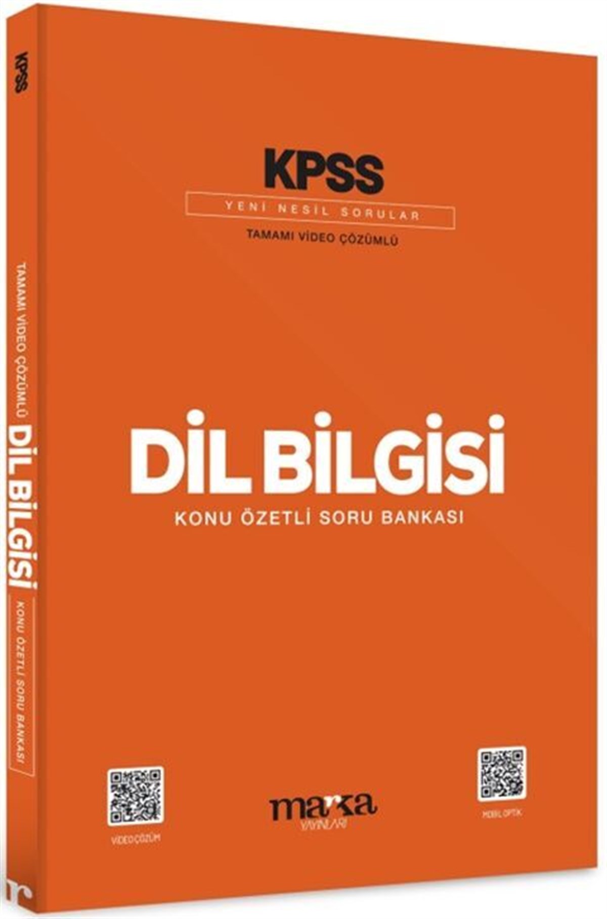 Marka Yayınları 2023 KPSS Dil Bilgisi Konu Özetli Yeni Nesil Soru Bankası Tamamı Video Çözümlü