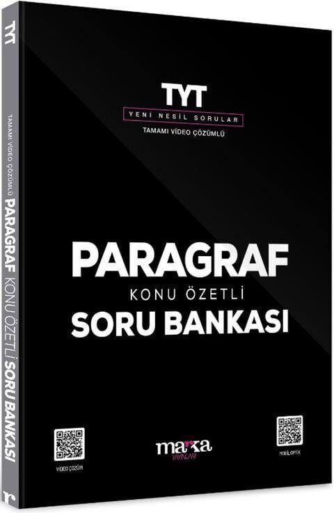 Marka Yayınları 2024 TYT Paragraf Konu Özetli Yeni Nesil Soru Bankası
