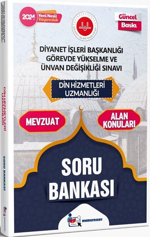 Memur Sınav 2024 Diyanet İşleri Başkanlığı GYS ve UDS Din Hizmetleri Uzmanlığı Soru Bankası