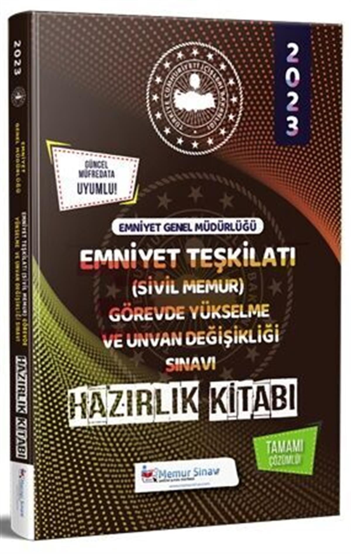 Memur Sınav Emniyet Genel Müdürlüğü Sivil Memur Unvan Değişikliği Hazırlık Kitabı