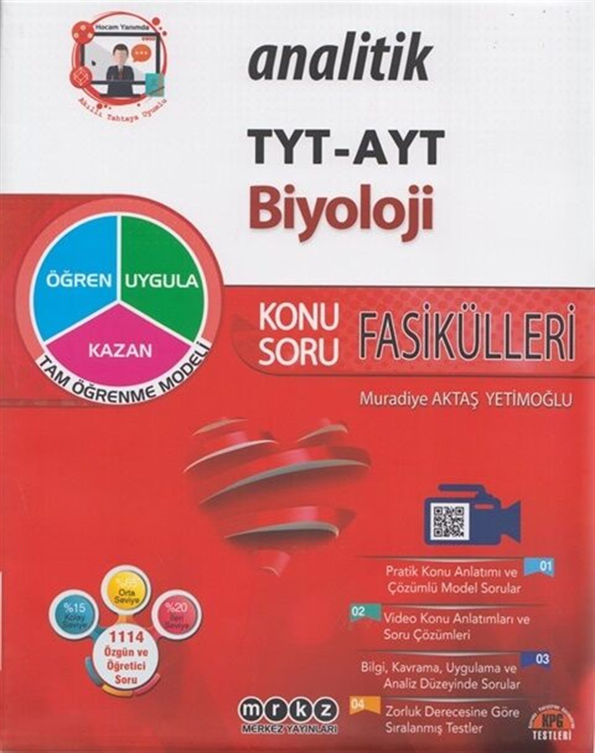 Merkez Yayınları TYT AYT Analitik Biyoloji Konu Soru Fasikülleri