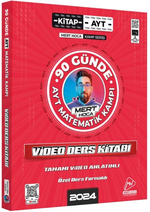 Mert Hoca 2024 90 Günde AYT Matematik Kampı Video Ders Kitabı 
