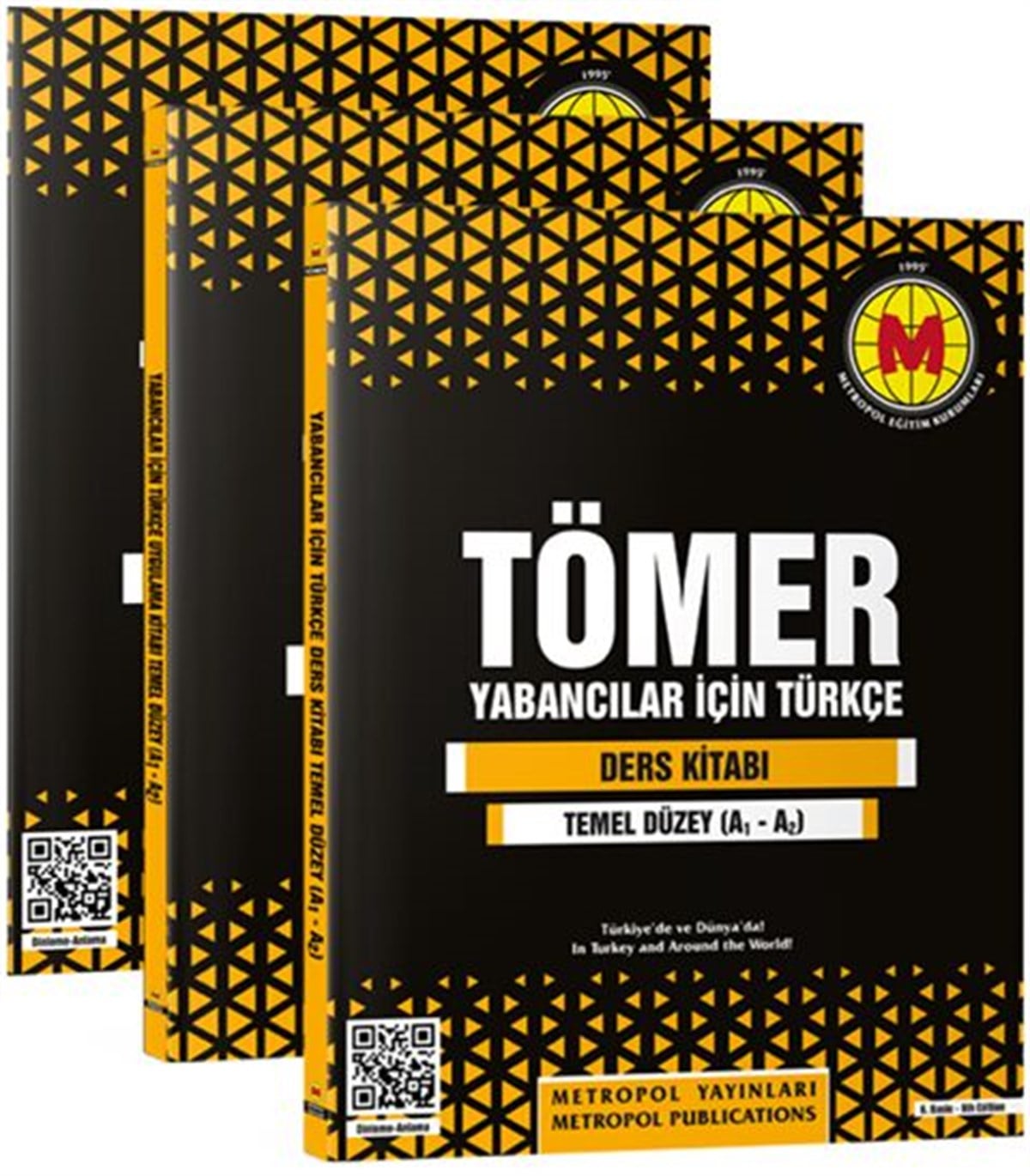 Metropol Yayınları TÖMER Yabancılar İçin Türkçe Öğretim Seti 1 A1 A2