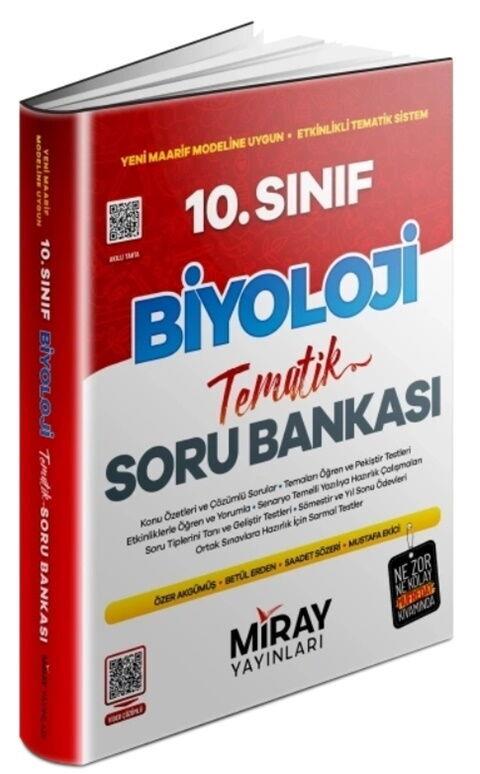 Miray Yayınları 10. Sınıf Biyoloji Konu Özetli Tematik Soru Bankası