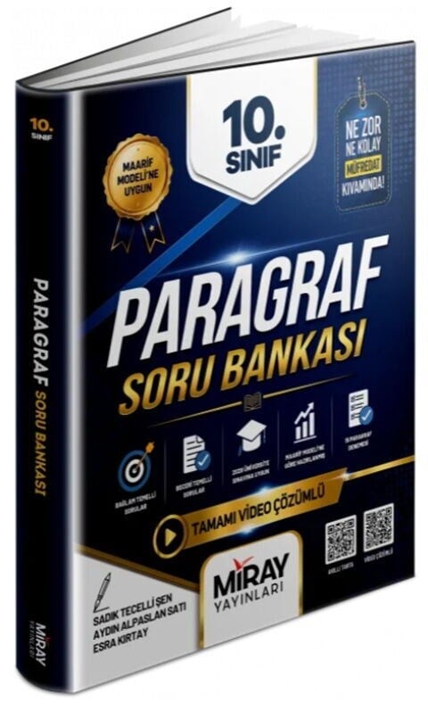 Miray Yayınları 10. Sınıf Paragraf Soru Bankası