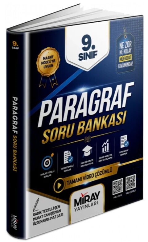 Miray Yayınları 9. Sınıf Paragraf Soru Bankası