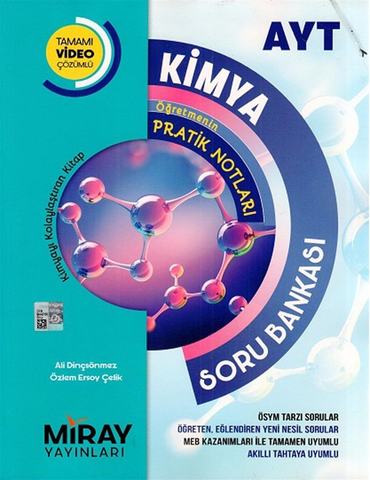 Miray Yayınları AYT Kimya Tamamı Video Çözümlü Soru Bankası