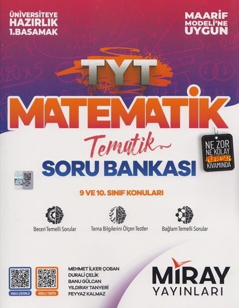 Miray Yayınları TYT Matematik Maarif Model Tematik Soru Bankası