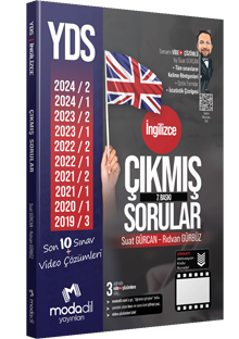 Modadil Yayınları YDS İngilizce Çıkmış Sorular Tamamı Video Çözümlü