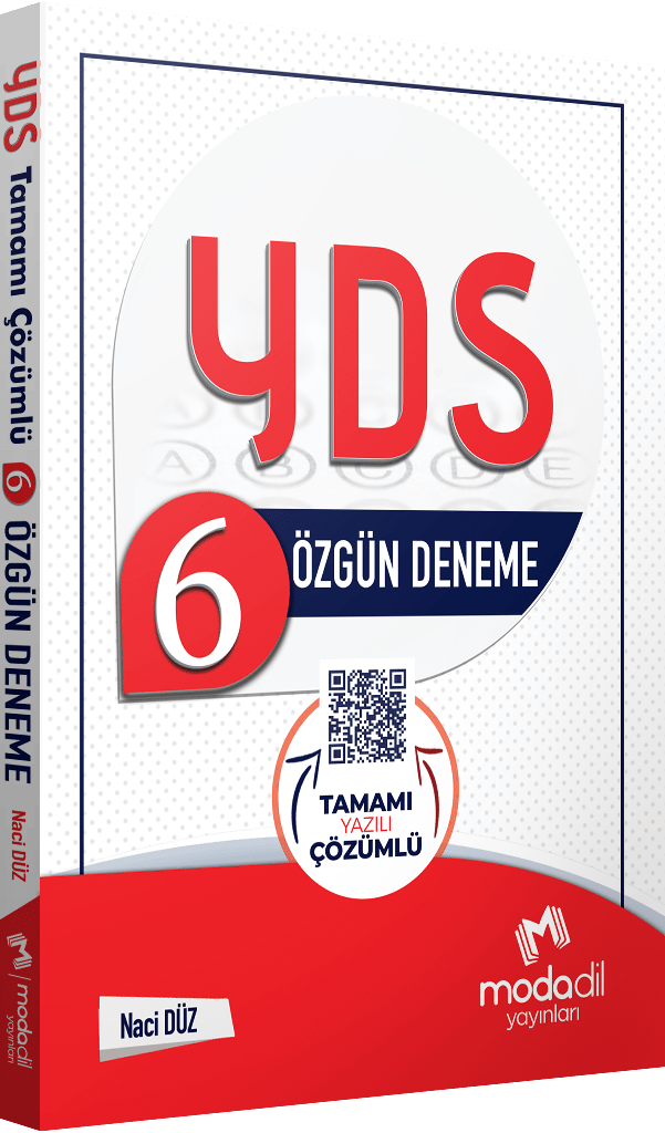 Modadil Yayınları YDS Tamamı Çözümlü 6 Özgün Deneme