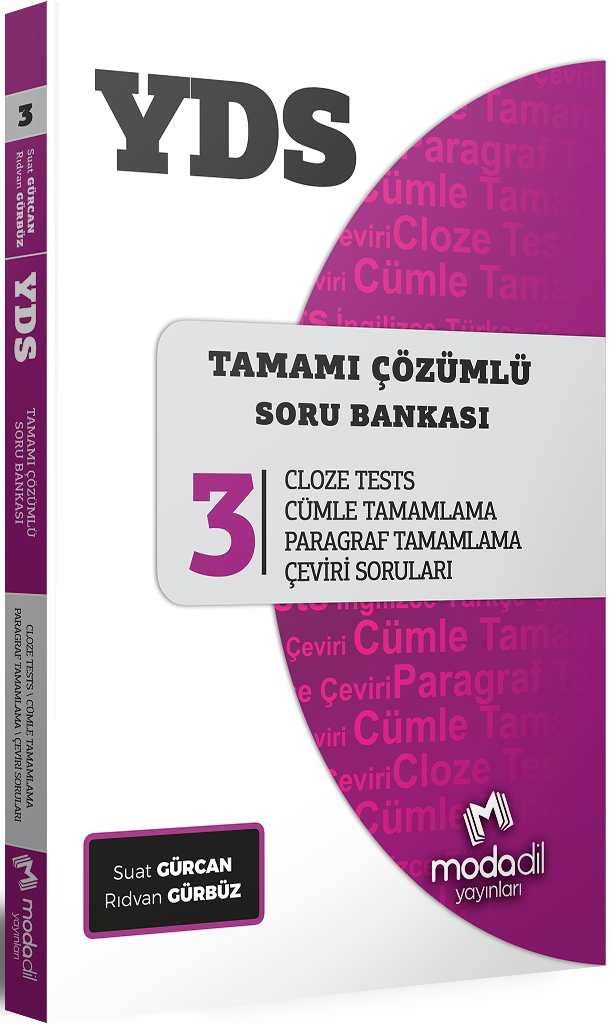 Modadil Yayınları YDS Tamamı Çözümlü Modüler Soru Bankası Serisi 3
