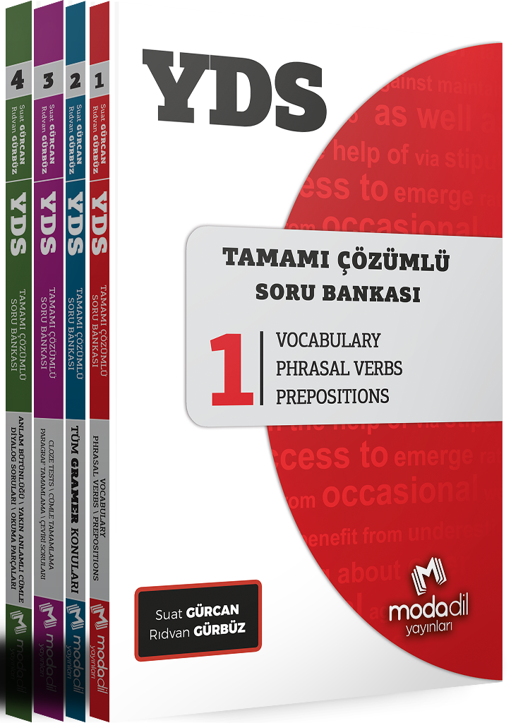 Modadil Yayınları YDS Tamamı Çözümlü Modüler Soru Bankası Seti