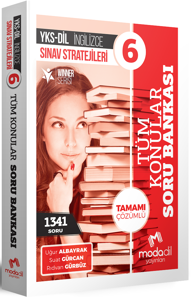 Modadil Yayınları YKS DİL İngilizce Sınav Stratejileri 6 Tamamı Çözümlü Tüm Konular Soru Bankası