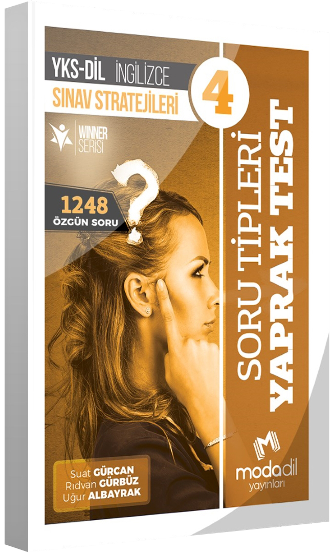 Modadil Yayınları YKS DİL İngilizce Sınav Stratejileri 4 Soru Tipleri  Yaprak Test