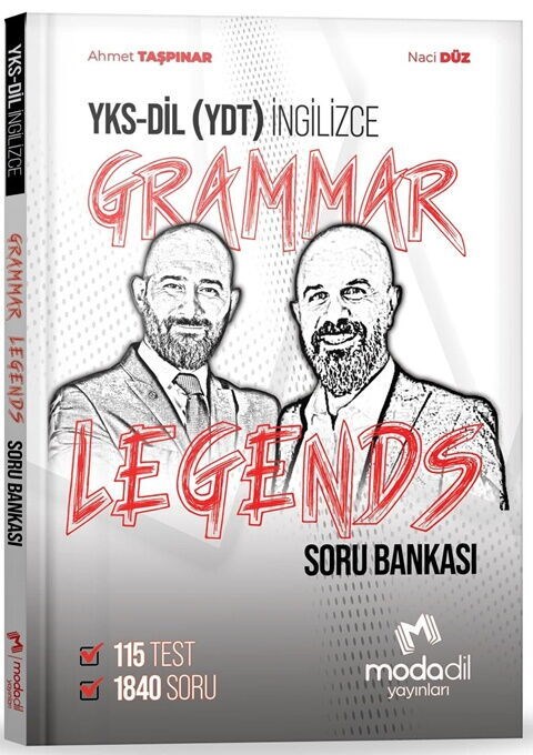 Modadil Yayınları YKSDİL YDT Grammar Legends Soru Bankası