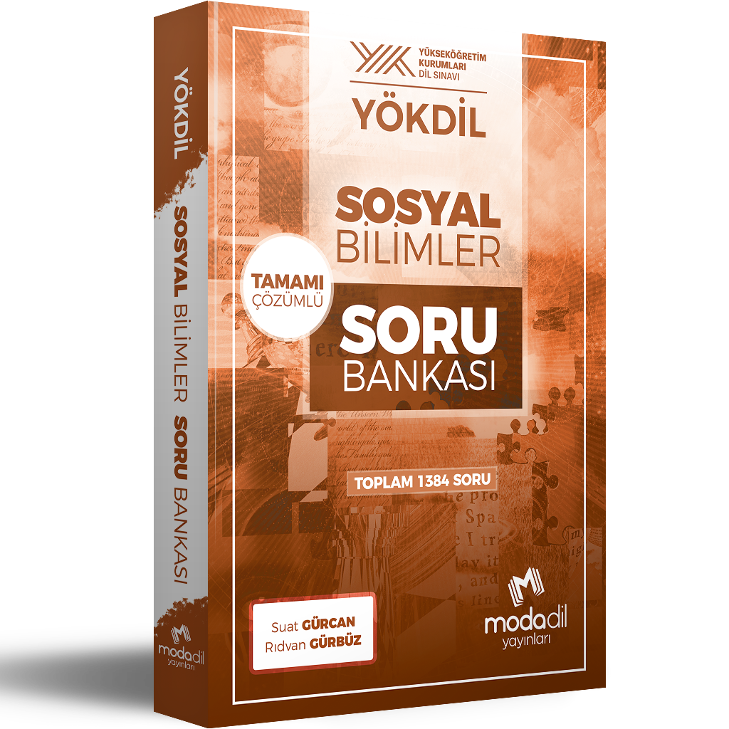 Modadil Yayınları YÖKDİL Sosyal Bilimler Tamamı Çözümlü Soru Bankası