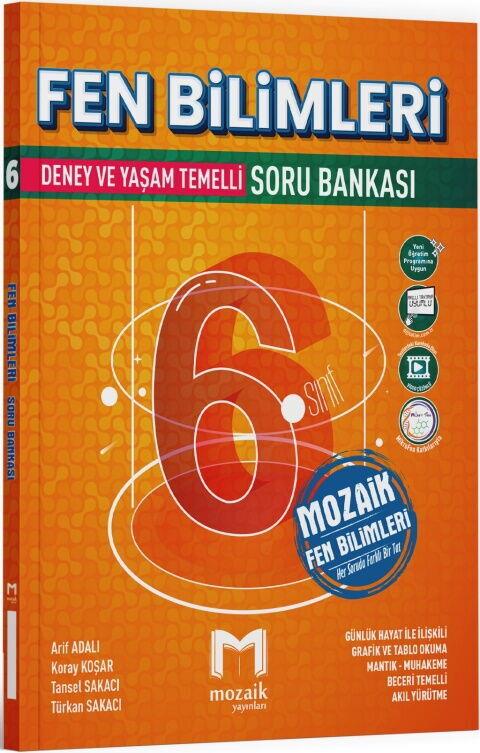 Mozaik Yayınları 6. Sınıf Fen Bilimleri Soru Bankası