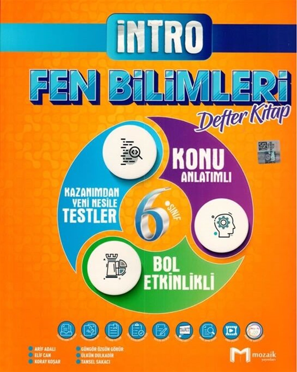 Mozaik Yayınları 6. Sınıf Fen Bilimleri Defter Kitap