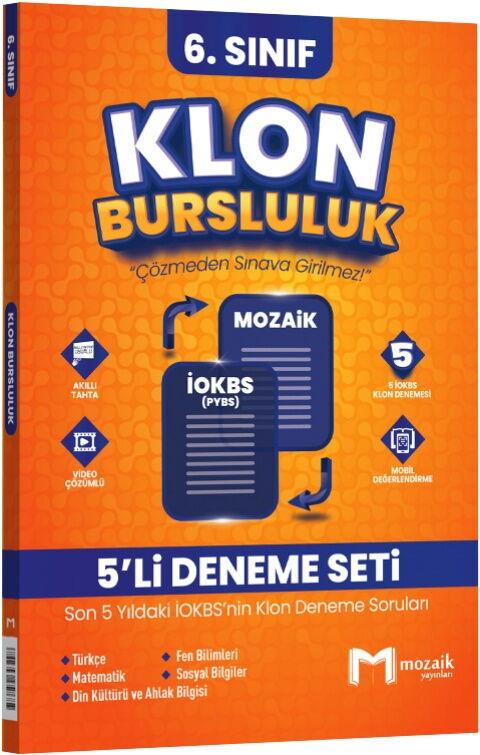 Mozaik Yayınları 6. Sınıf Klon 5 li Deneme Seti