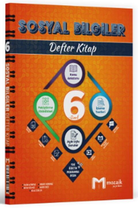 Mozaik Yayınları 6. Sınıf Sosyal Bilgiler Defter Kitap