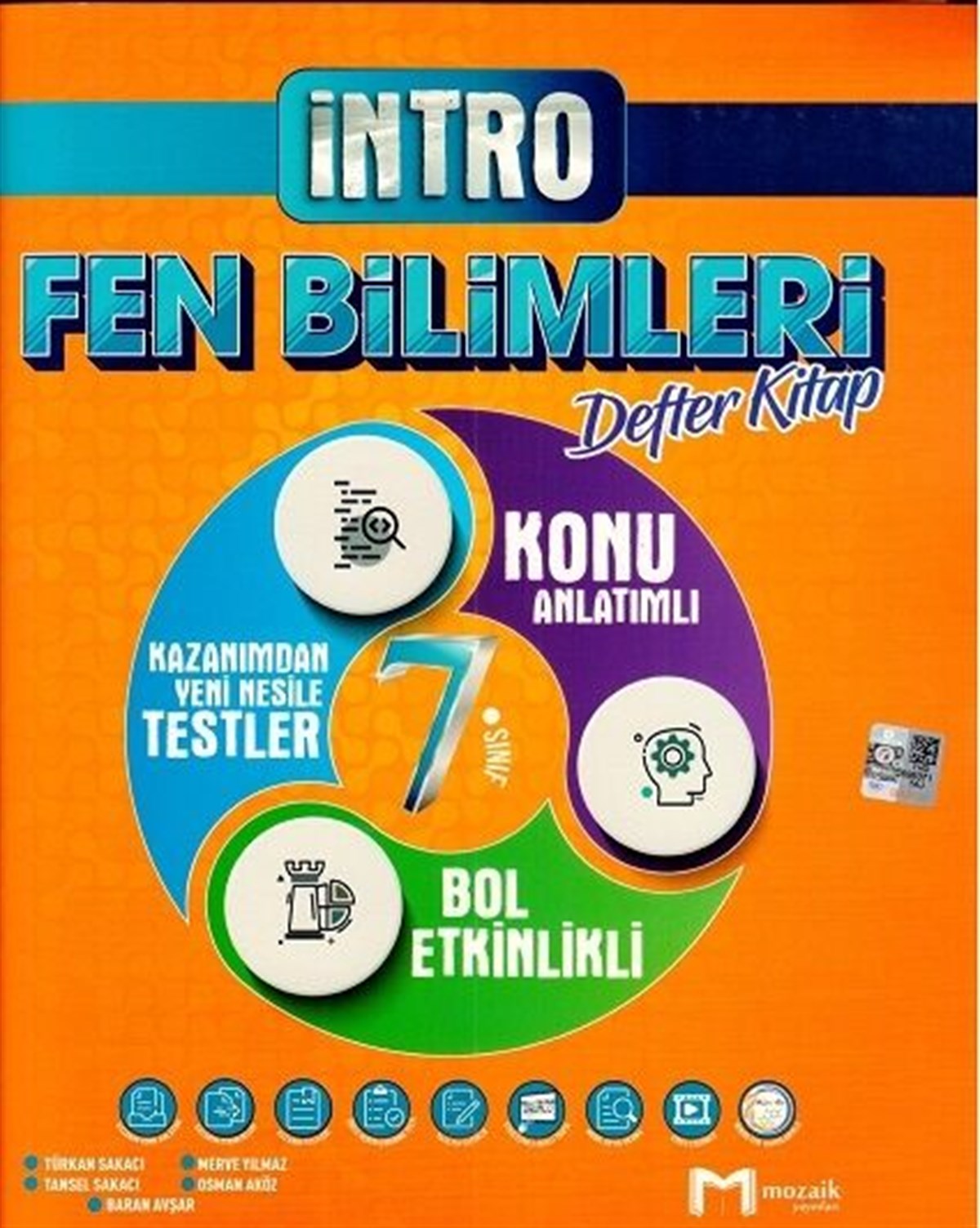 Mozaik Yayınları 7. Sınıf Fen Bilimleri İntro Defter Kitap