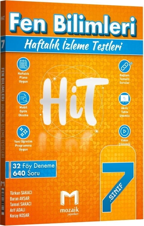 Mozaik Yayınları 7. Sınıf Fen Bilimleri HİT 32 Deneme
