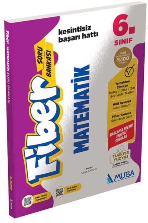 Muba Yayınları 6. Sınıf Matematik Fiber Soru Bankası