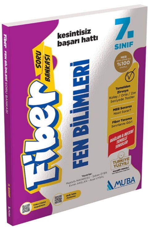 Muba Yayınları 7. Fen Bilimleri Fiber Soru Bankası