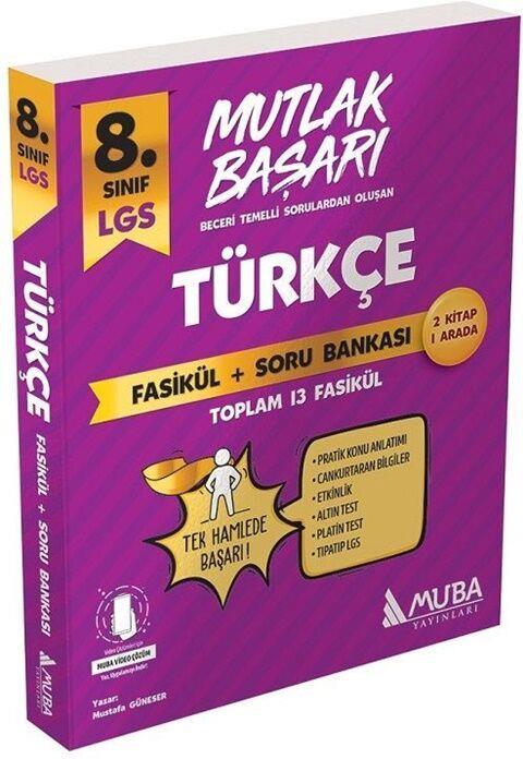Muba Yayınları 8. Sınıf LGS Türkçe Mutlak Başarı Fasikül ve Soru Bankası