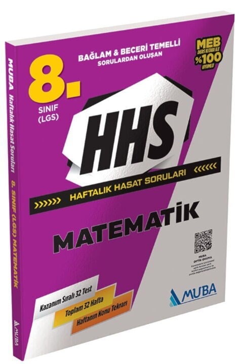 Muba Yayınları 8. Sınıf Matematik Haftalık Hasat Soruları