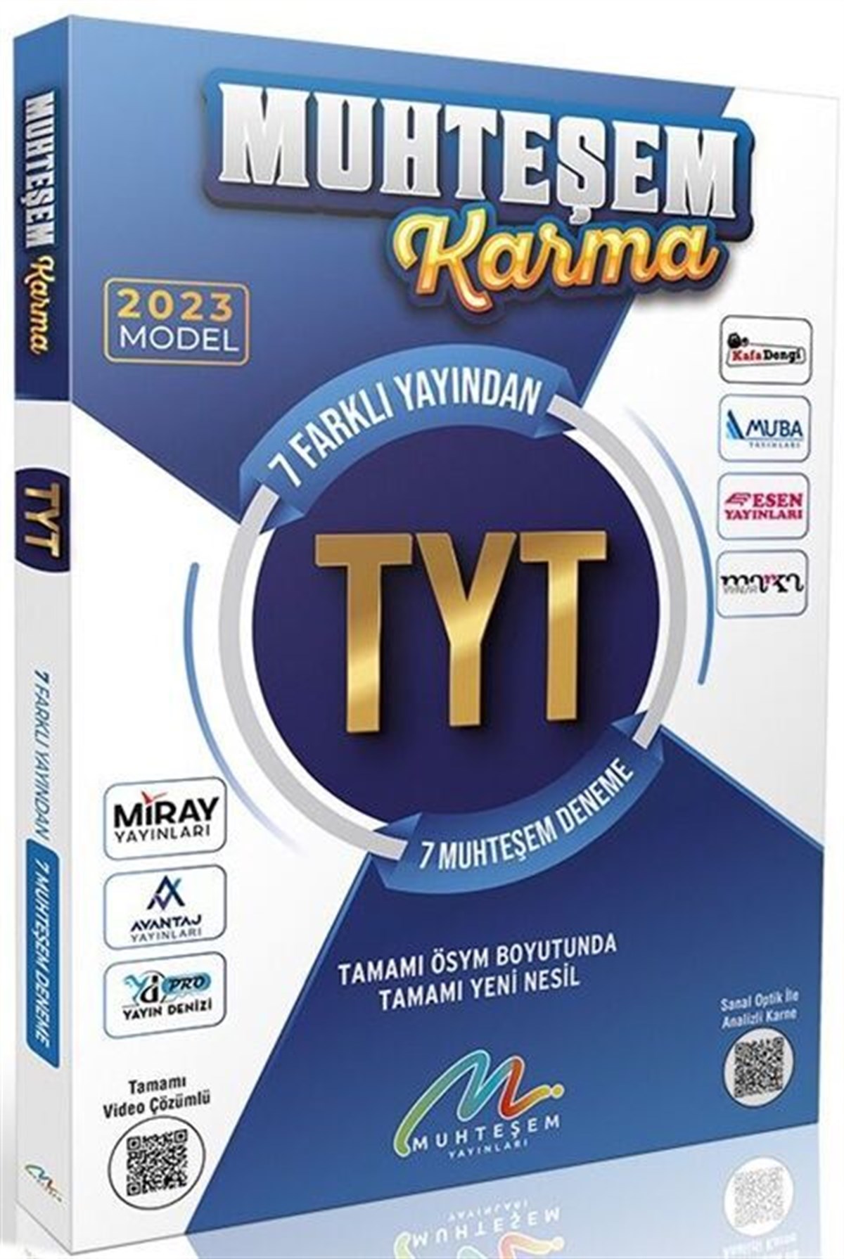 Muhteşem Yayınları 2023 TYT 7 li Karma Deneme Seti