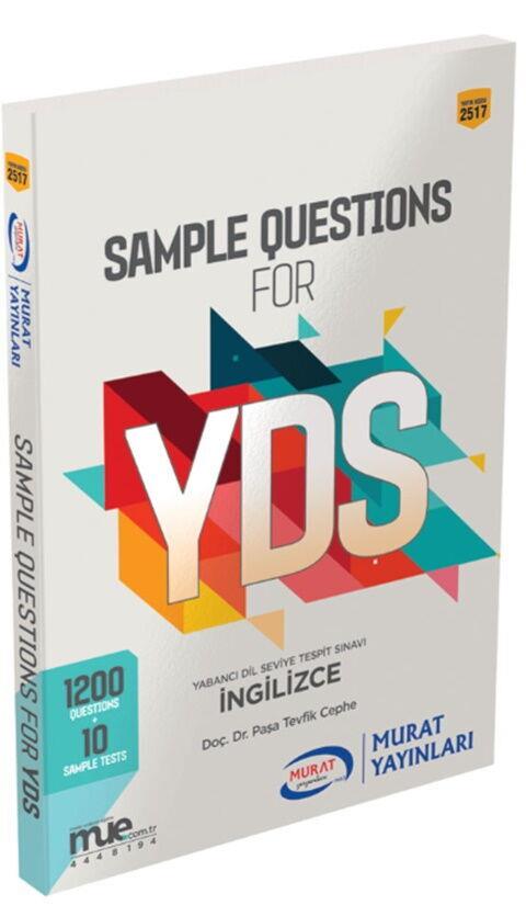 Murat Yayınları YDS Sample Questions For