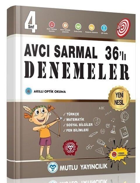 Mutlu Yayıncılık 4. Sınıf Tüm Dersler Sarmal Avcı 36 Deneme