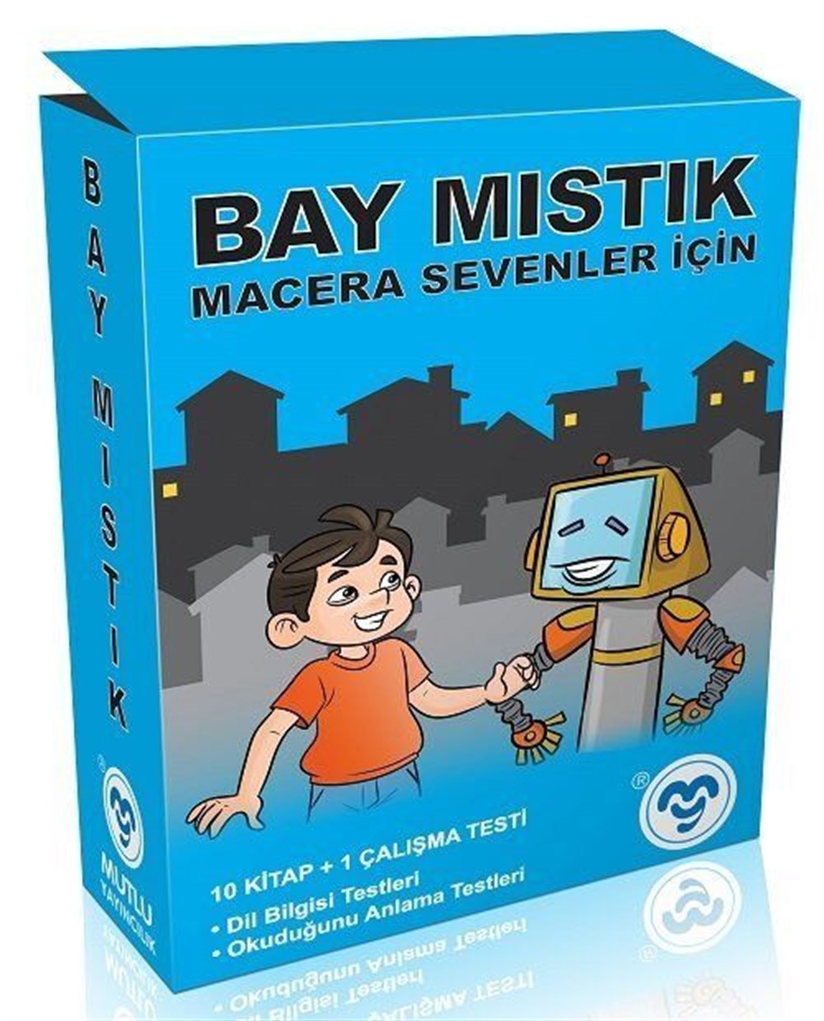 Mutlu Yayınları 4. Sınıf Bay Mıstık 10 Kitap Hikaye Set + 1 Dilbilgisi Test Kitabı