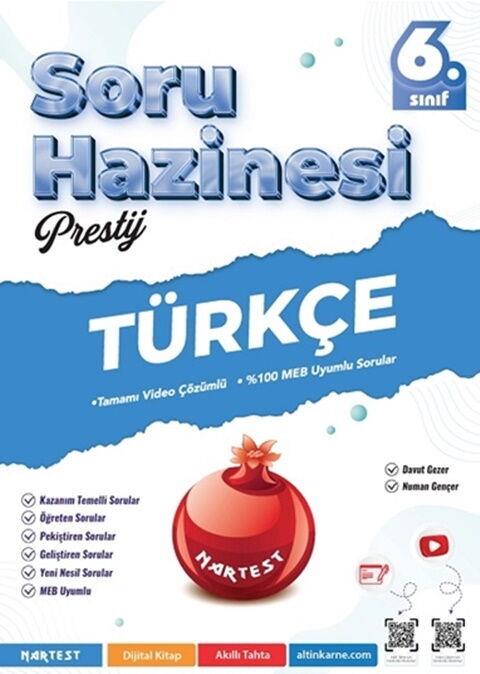 Nartest Yayınları 6. Sınıf Türkçe Prestij Soru Hazinesi