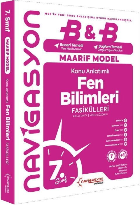 Navigasyon Yayınları 7. Sınıf Fen Bilimleri Maarif Model Konu Anlatımlı Fasikül