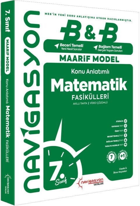 Navigasyon Yayınları 7. Sınıf Matematik Maarif Model Konu Anlatımlı Fasikül